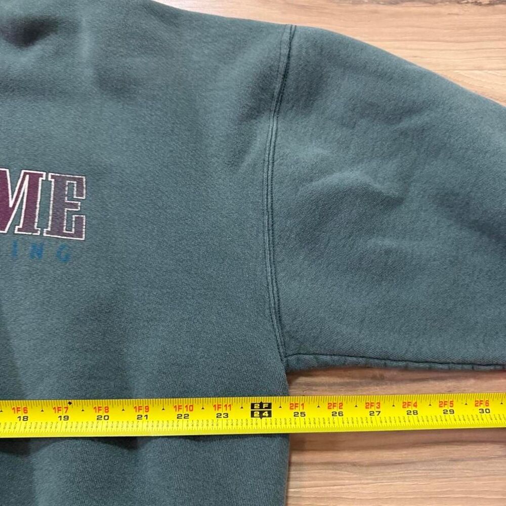 Vintage 90s Round Rocks Fly Fishing "Just Bite Me" Rare Sweatshirt XL made USA - Picture 6 of 6
